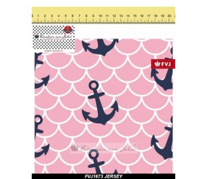 Jersey - Fräulein v. Julie Anker Waben rosa